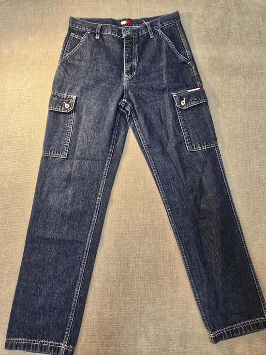Tommy Jeans Pants - Vintage Tommy Jeans Cargo Pants Size 7